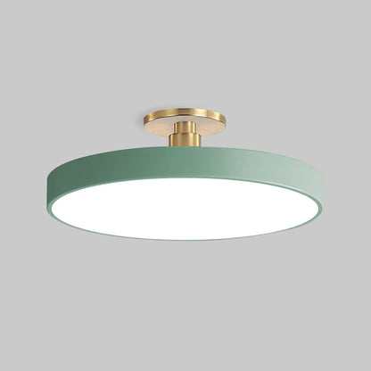 LED Deckenleuchte Gold Modern Dimmbar