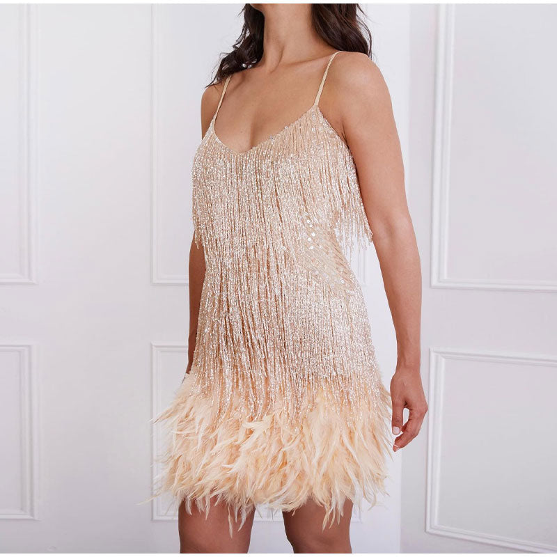 Damen Cocktailkleid Elegant Kurz