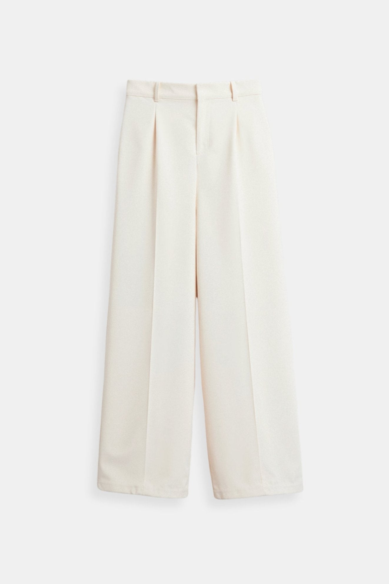 Damen Hose Weit Bequem mit Bundfalten - Norvielle