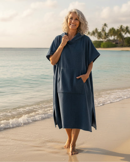 Damen Sommerponcho Leichtes Strandkleid - Norvielle