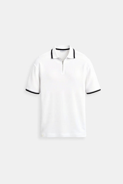 Herren Poloshirt Klassisch Mit Reißverschluss Modern - Norvielle