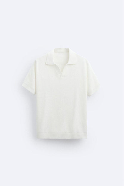 Herren Poloshirt Klassisch Weiß - Norvielle