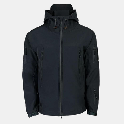 Herren Softshelljacke Wasserdicht Atmungsaktiv Mit Kapuze - Norvielle