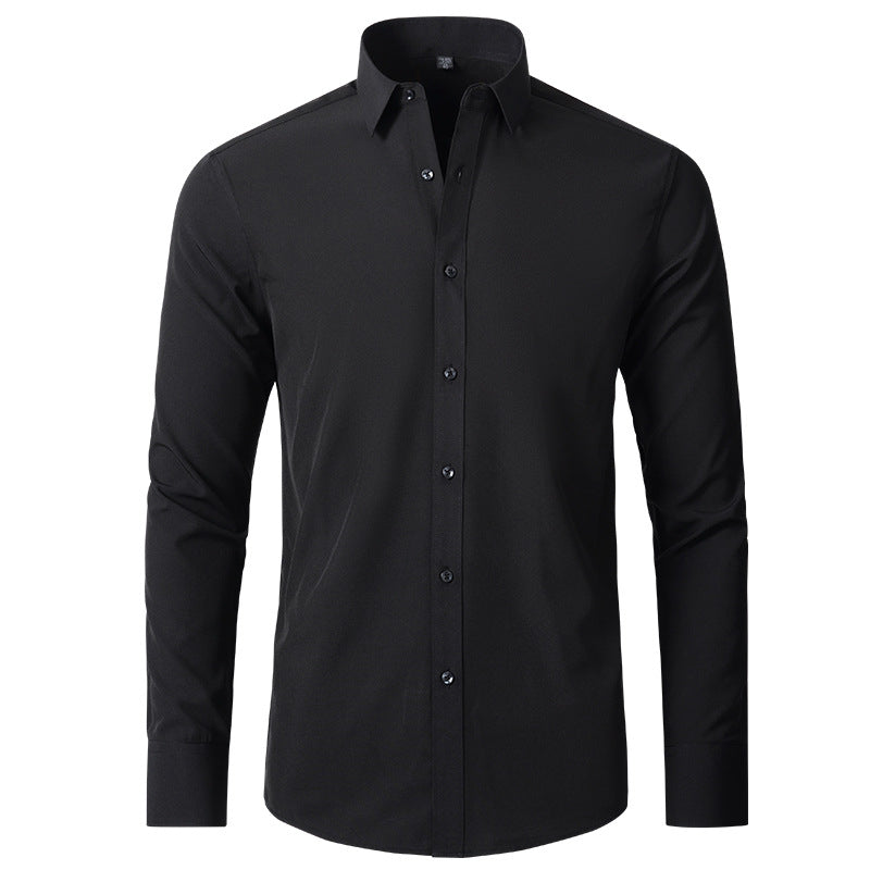 Herren Business Hemd Slim Fit Langarm Stretch