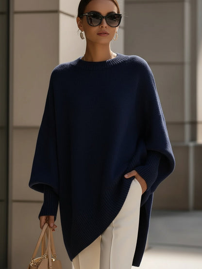 Damen Oversized Pullover Großformat Elegantes Design