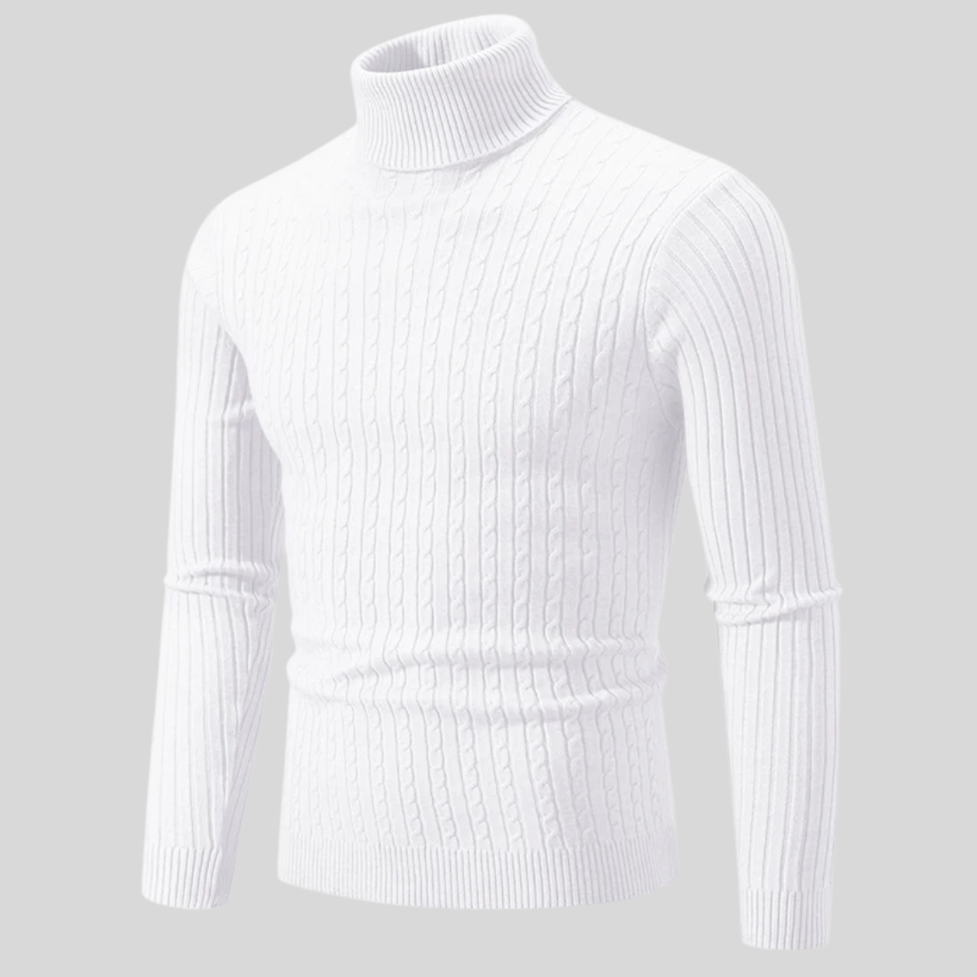 Stilvoller Damen Rollkragenpullover Warm