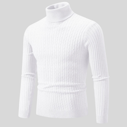 Stilvoller Damen Rollkragenpullover Warm