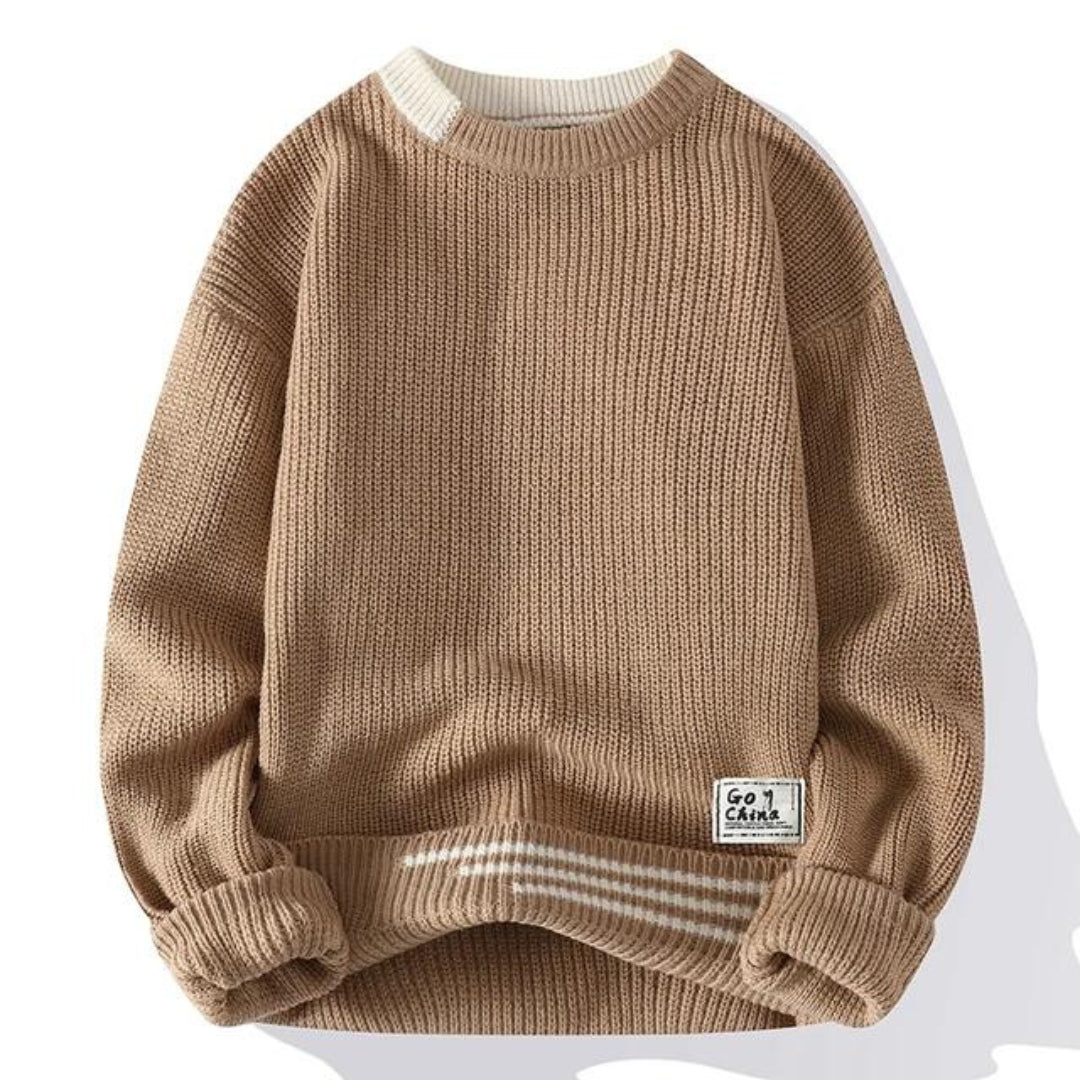 Herren Pullover Weiches Strickwerk Warm