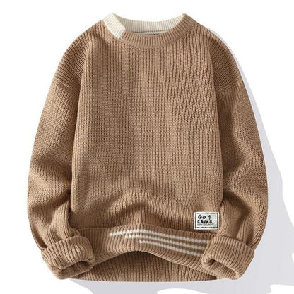 Herren Pullover Weiches Strickwerk Warm