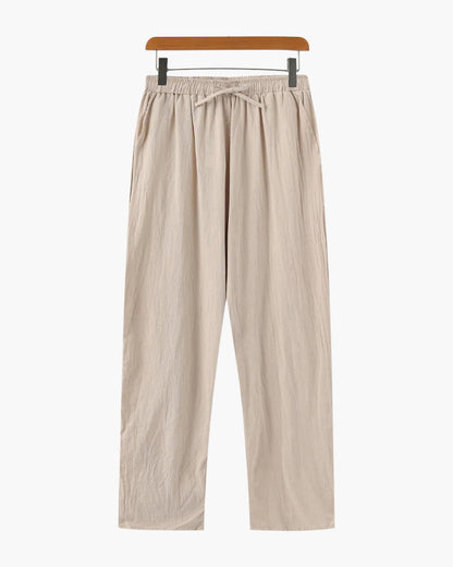 Herren Leinenhose Elastisch Bequem Sommer - Norvielle