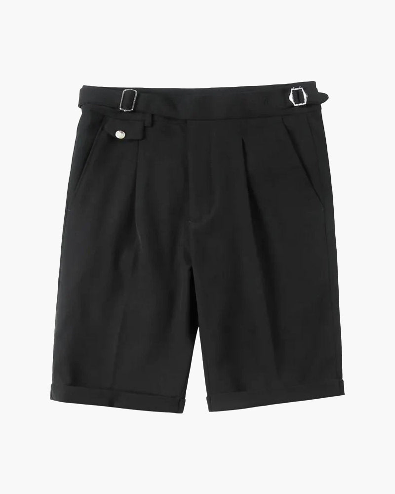 Maßgeschneiderte Plisseeshorts Damen Elegant - Norvielle