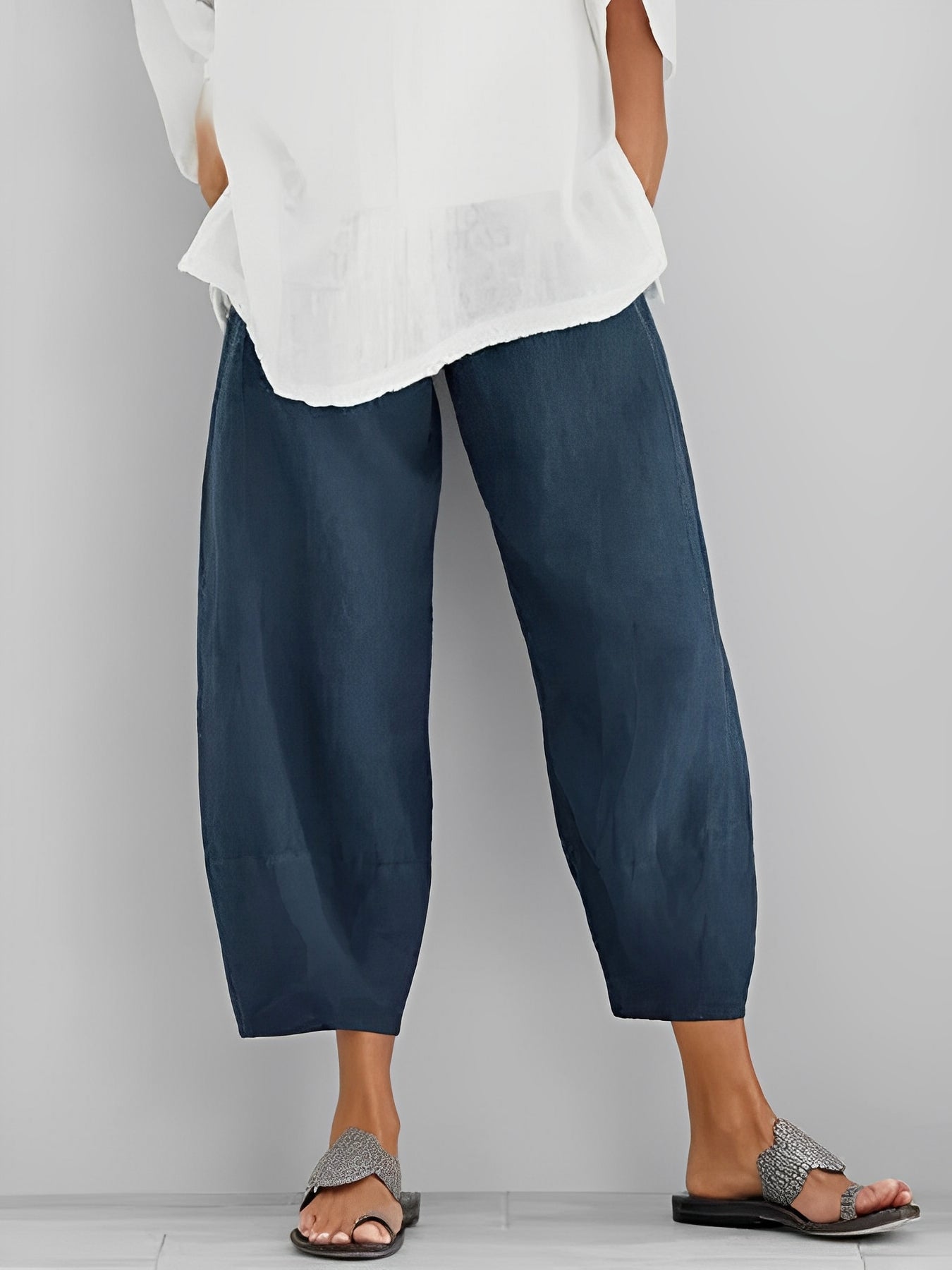 Bequeme Damen Leinenhose Lässig Sommer