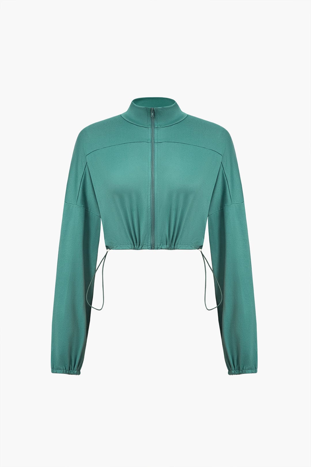 Sportliches Damen-Zweiteiler-Set Cropped-Jacke Leggings