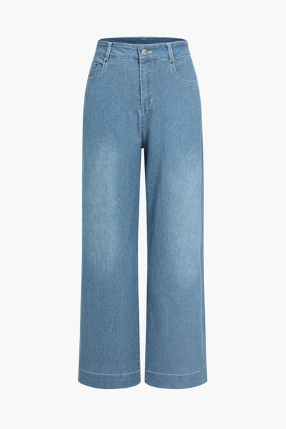 Damen Jeans Stretch Denim Weite - Norvielle