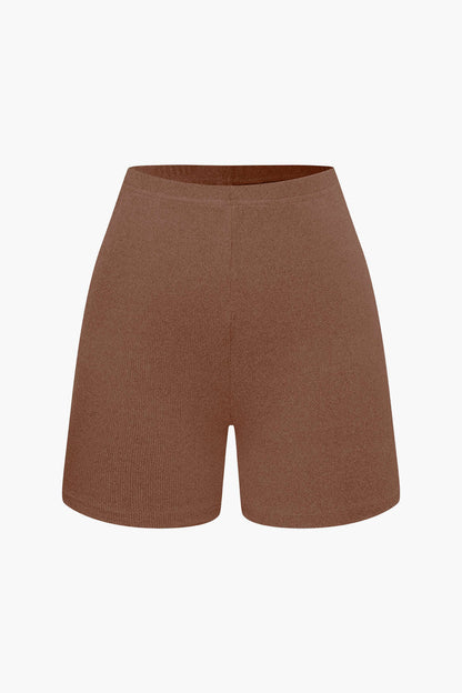Damen Zweiteiler Set Bustier und Shorts