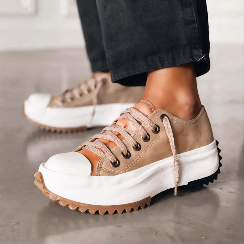 Damen Orthopädische Sneaker Bequem Sommerweiß - Norvielle