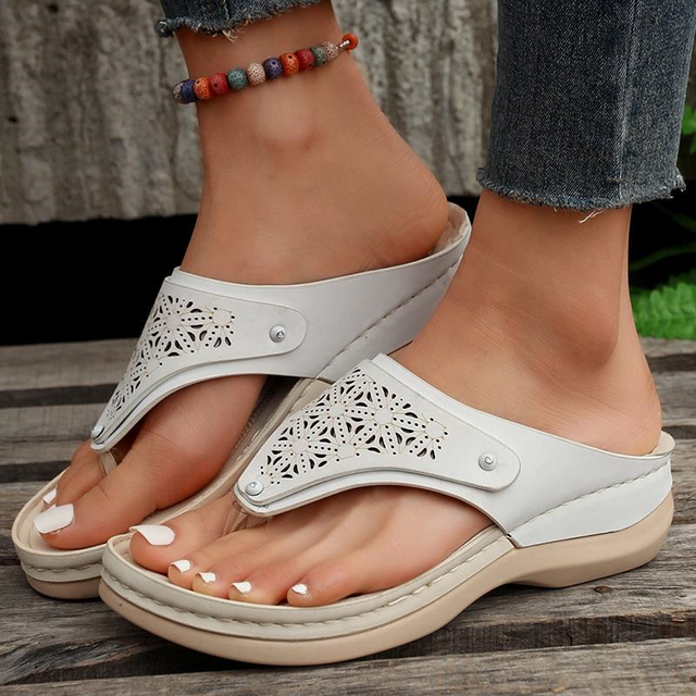 Damen Sandalen Ergonomisch Komfortabel Sommer - Norvielle