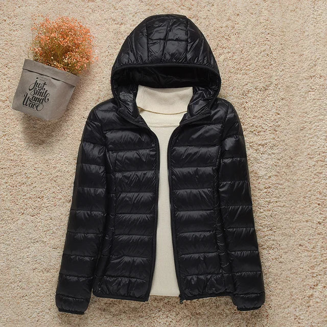 Damen Jacke Modern Stilvoll Schwarz - Norvielle