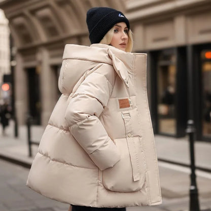 Damen Daunenjacke Warm Winterjacke