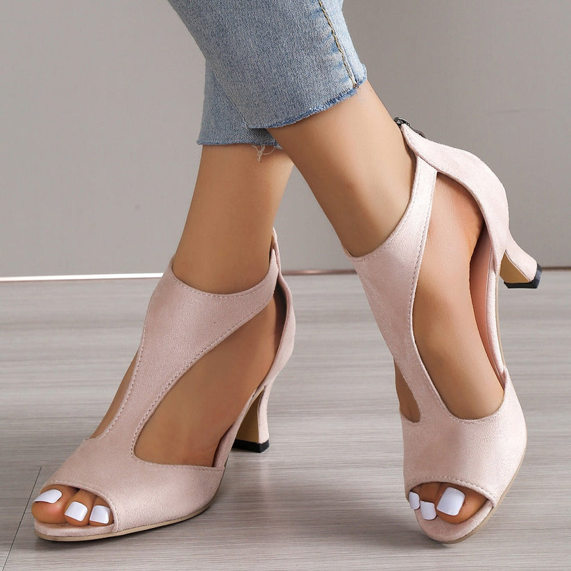Damen High Heels Komfortabsatz - Norvielle