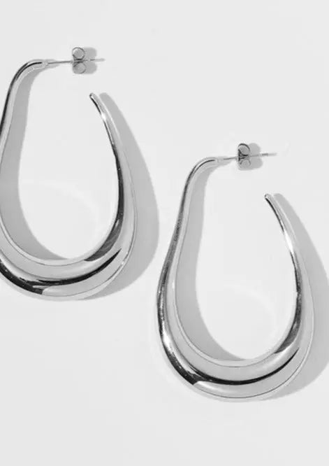 Andrea | Minimalistische Insel-Ohrringe in Silber Zendoo.de