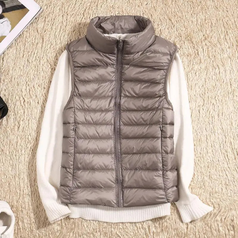 Damen Steppweste Warme Winterjacke