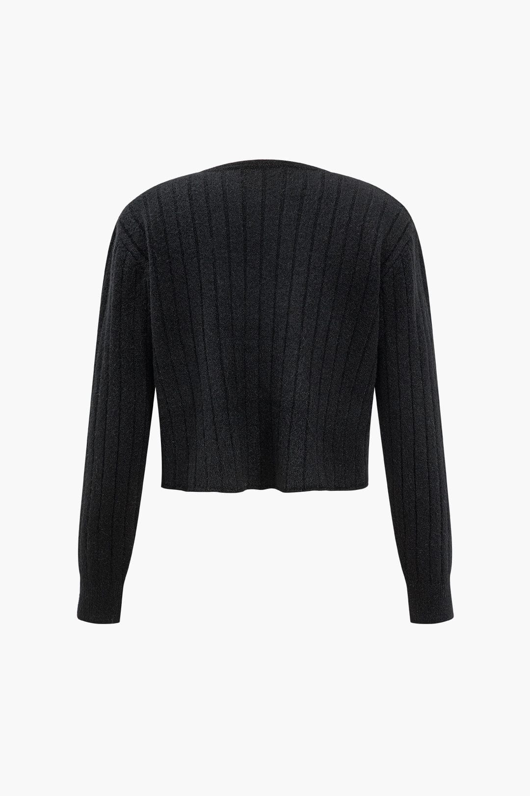 Damen Zweiteiler Lang Cardigan und Kleid Elegant