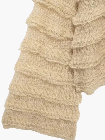 Damen Strickpullover Warm Strukturiert