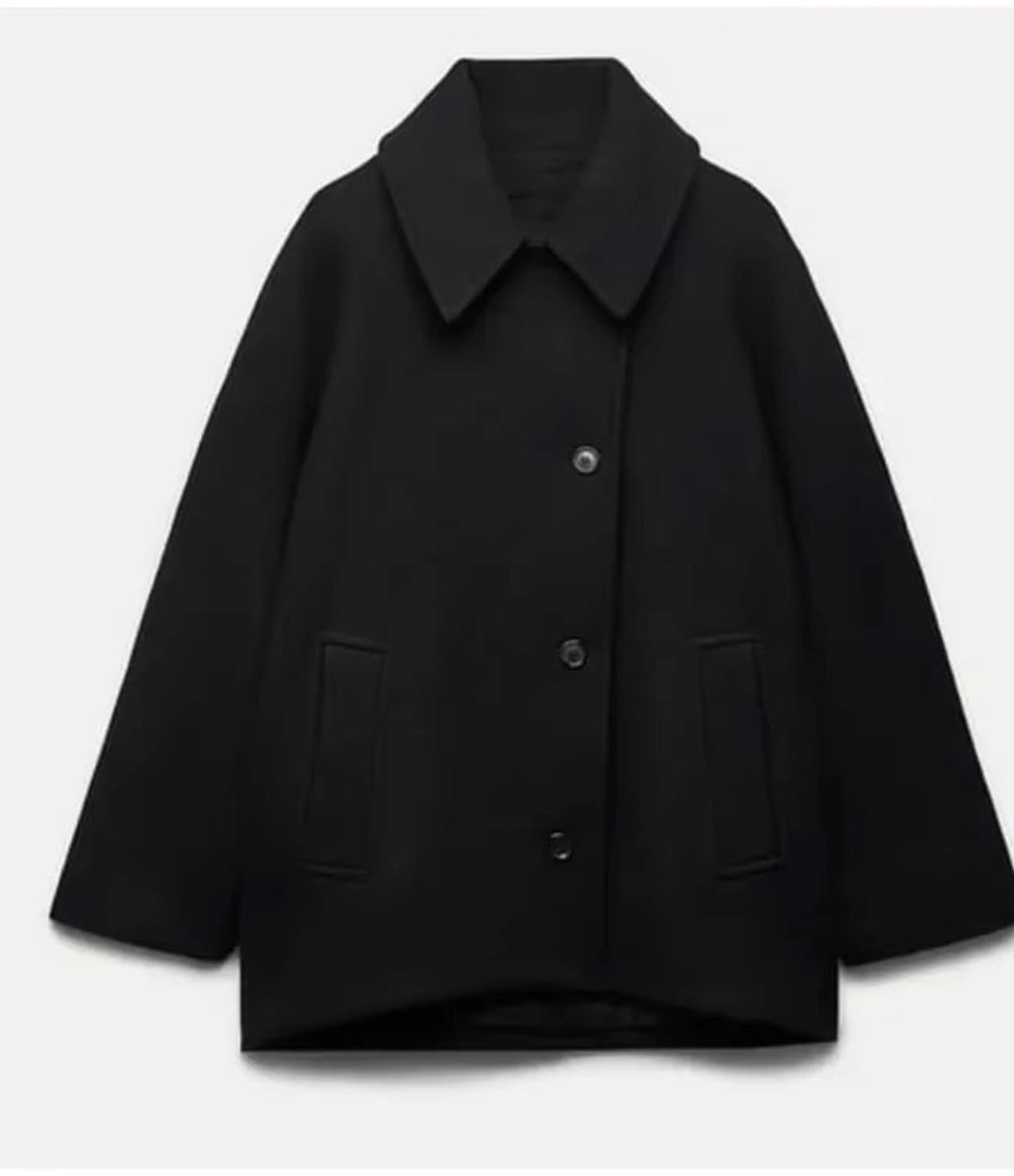 Damen Wollmantel Oversized Groß Warm