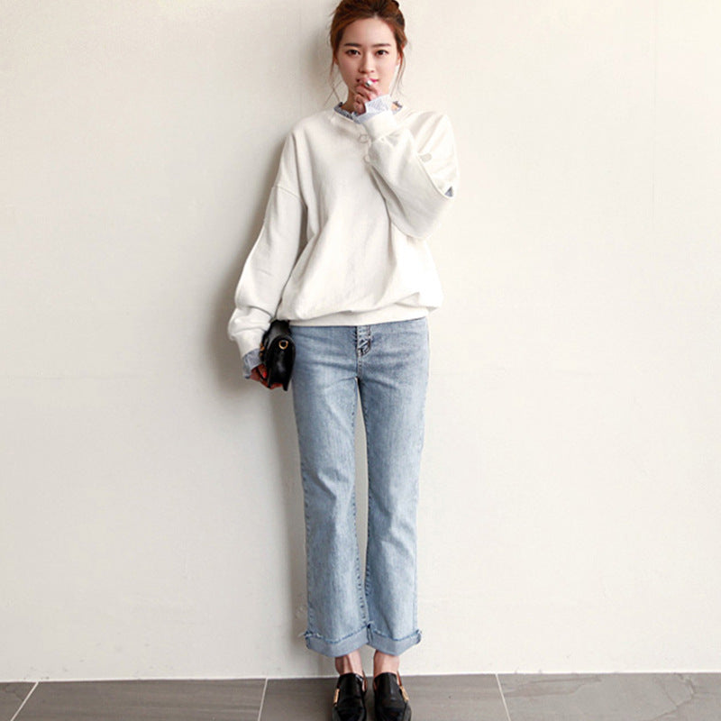 Damen Oversized Sweatshirt Groß