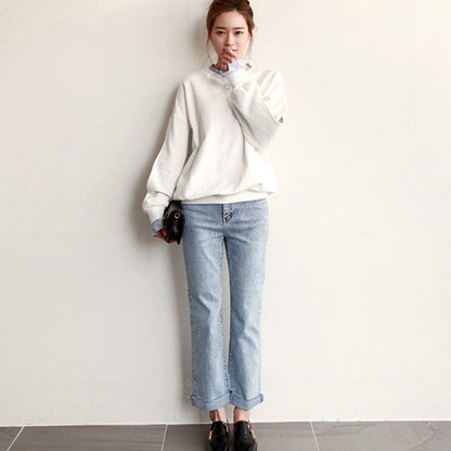 Damen Oversized Sweatshirt Groß