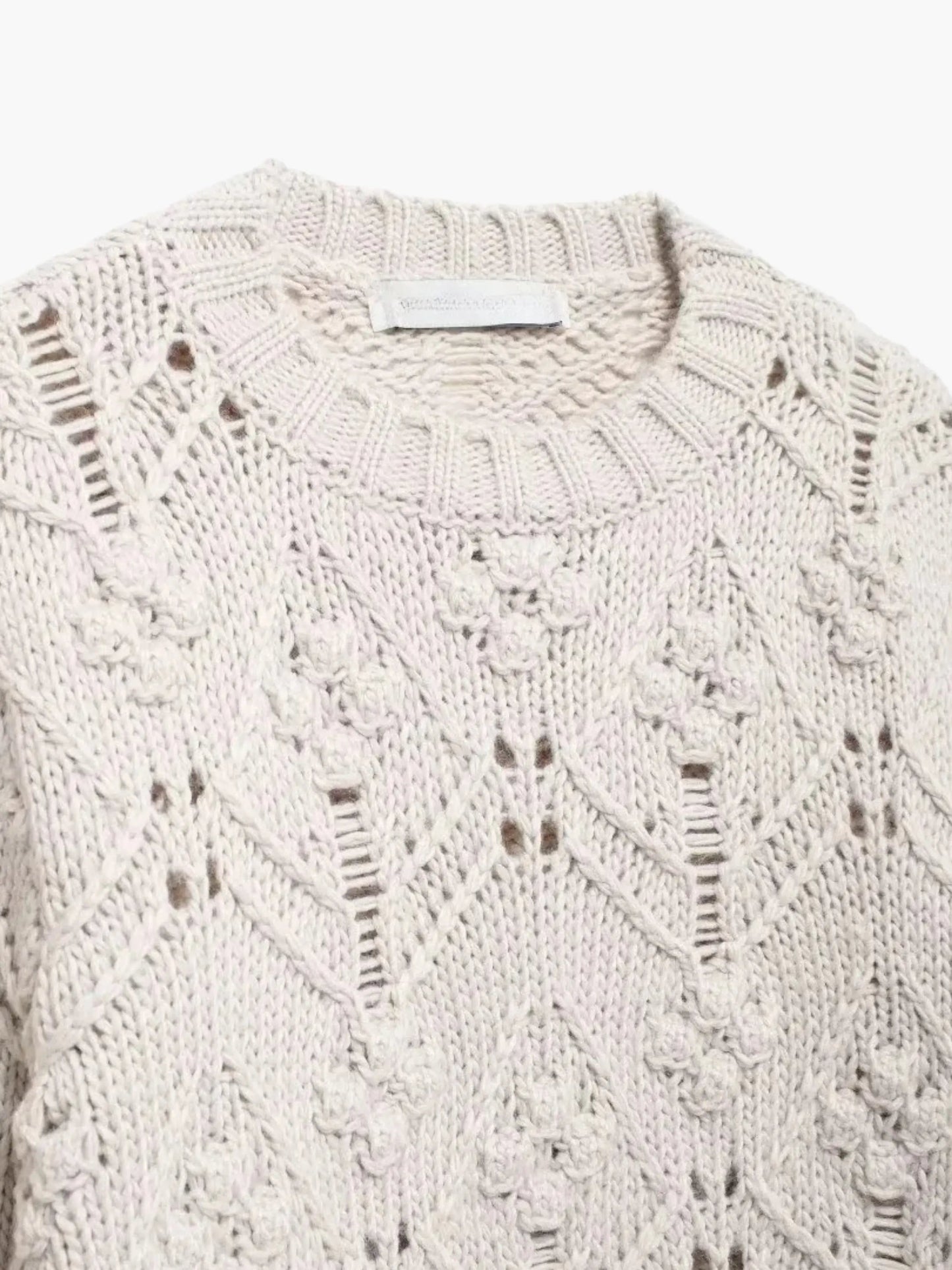Damenpullover Zopfmuster Frauen