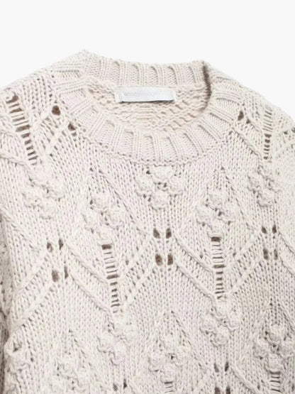 Damenpullover Zopfmuster Frauen