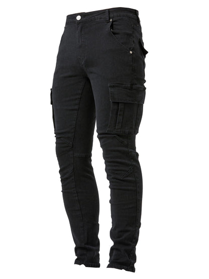 Herren Cargo-Hose Stretch Elastisch Bequem