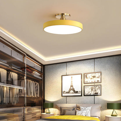 LED Deckenleuchte Gold Modern Dimmbar