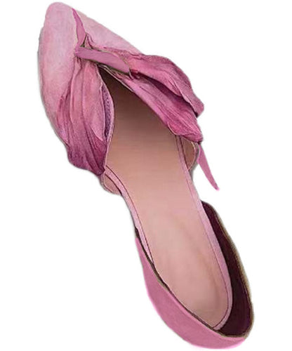 Damen Ballerinas Spitze Handgemacht Rosenblüten - Norvielle