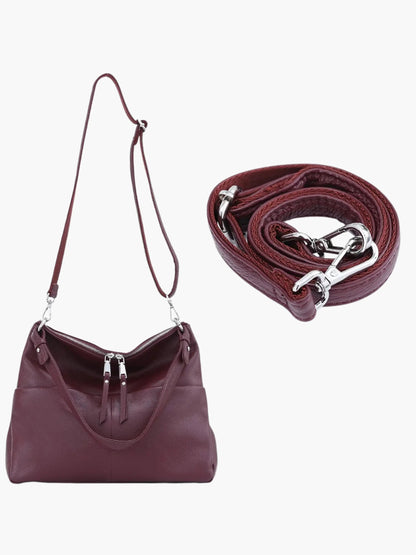 Damen Ledertasche Umhängetasche Weiches Leder