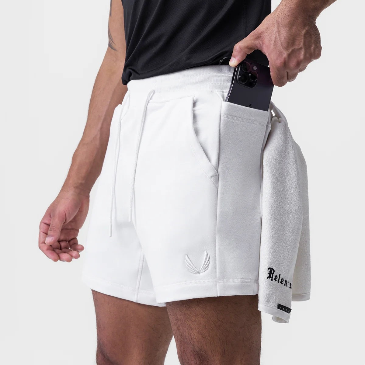 Herren Sport Shorts Baumwolle Leicht Bequem