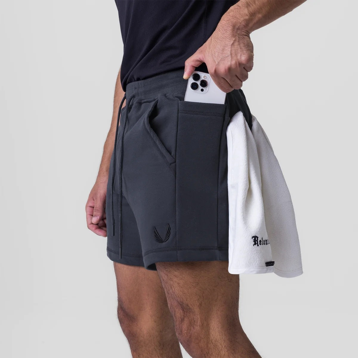 Herren Sport Shorts Baumwolle Leicht Bequem
