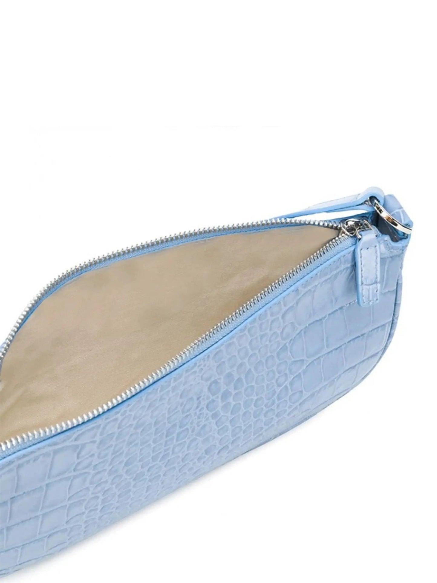 Damen Ledertasche Umhängetasche Krokomuster Leder