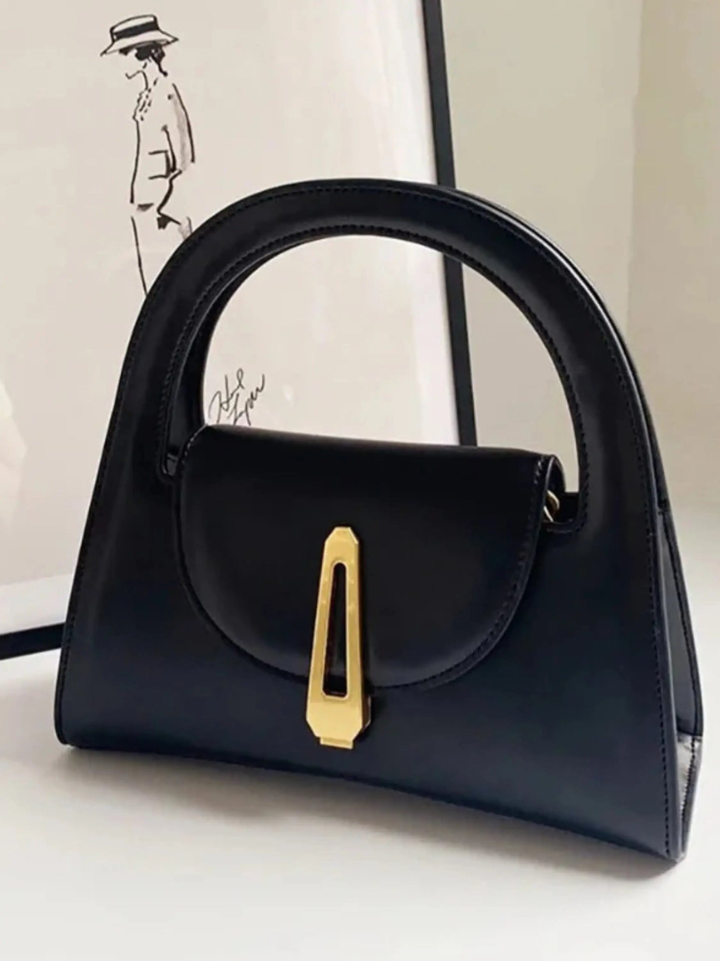 e Damen Satchel Handtasche Mini