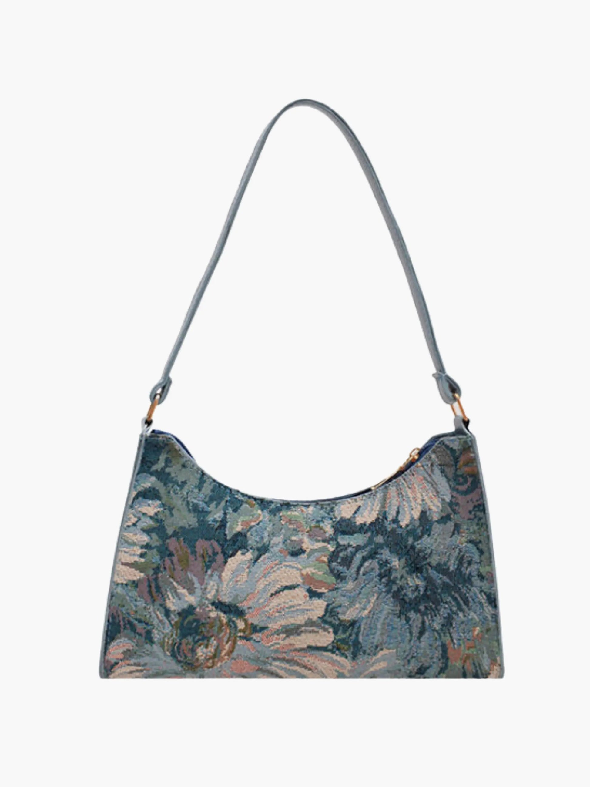 Frauen Rucksack Blumenmuster Umhängetasche Vintage Stil - Norvielle