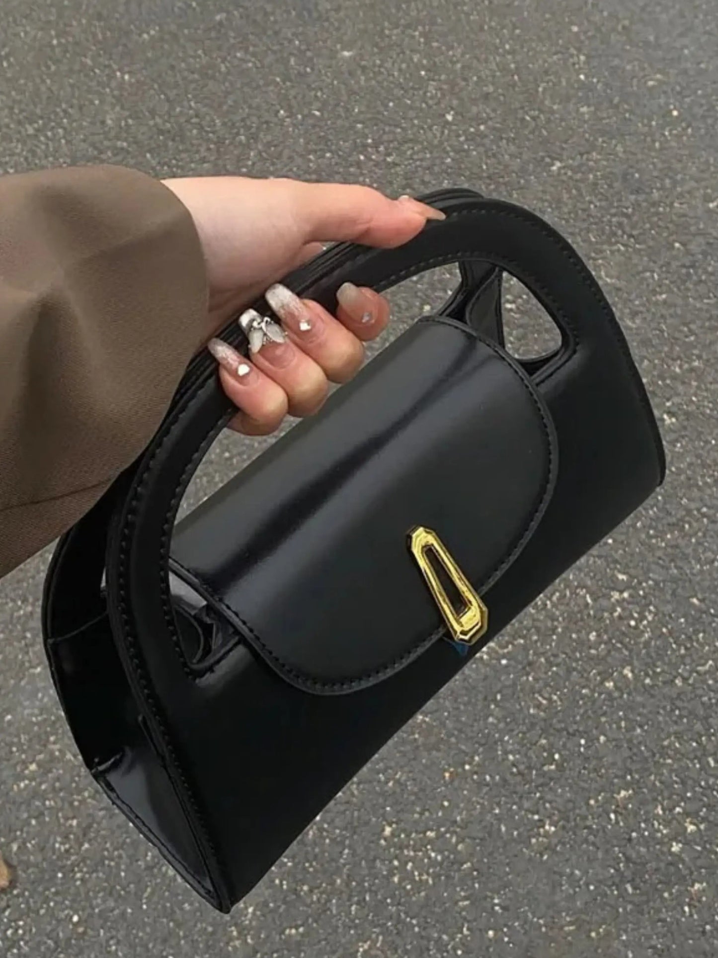 e Damen Satchel Handtasche Mini
