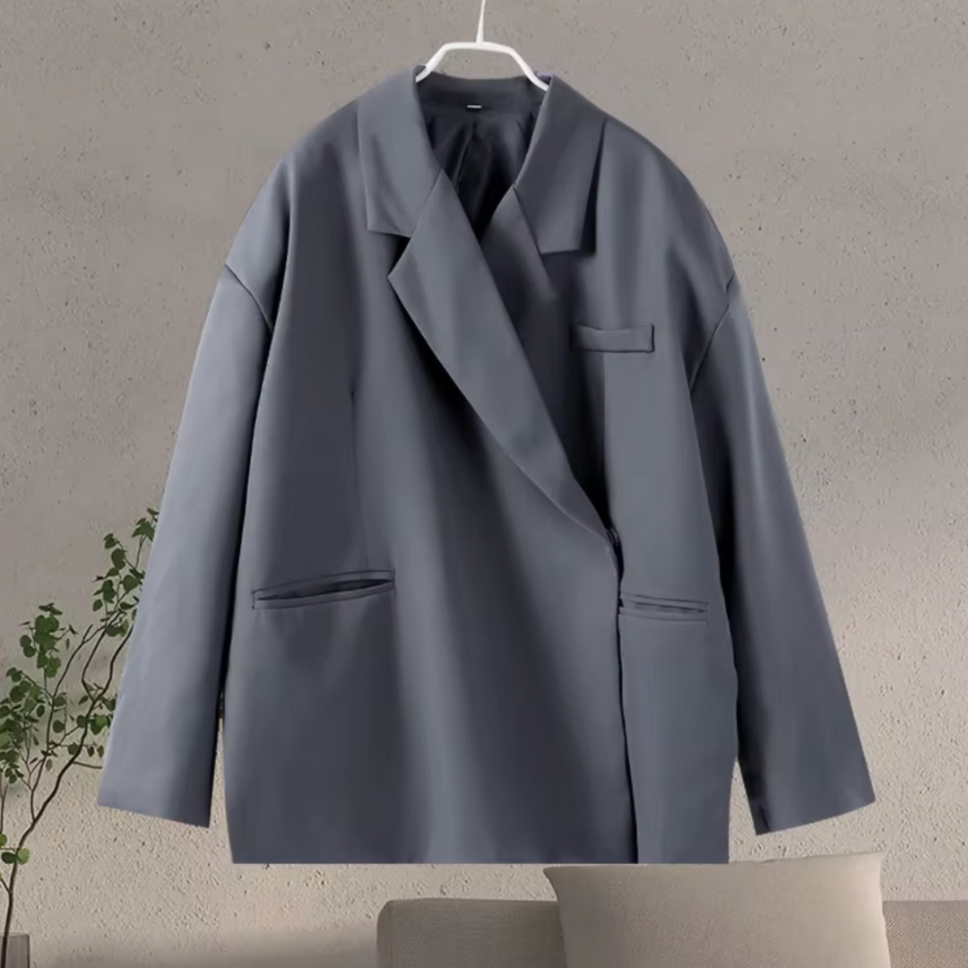 Damen Blazer Oversized Büro Chic Groß
