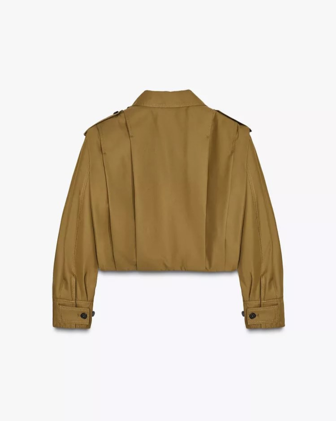 Marceline Jacke cropped Trenchcoat mit Volumenärmeln, seitlich
