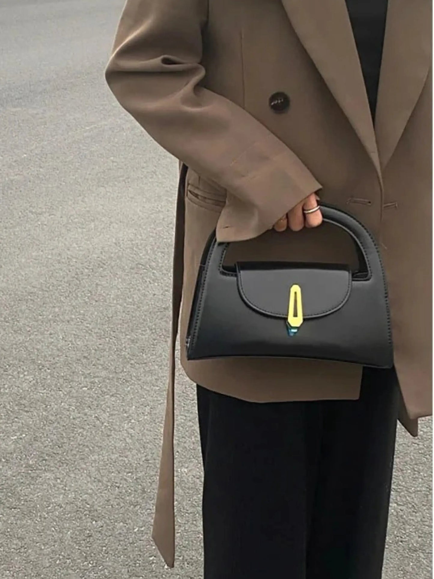 e Damen Satchel Handtasche Mini