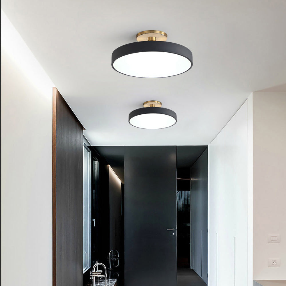 LED Deckenleuchte Gold Modern Dimmbar