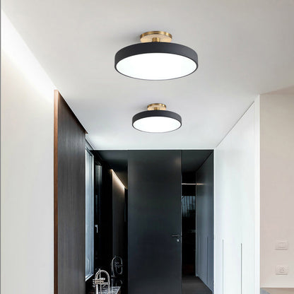 LED Deckenleuchte Gold Modern Dimmbar