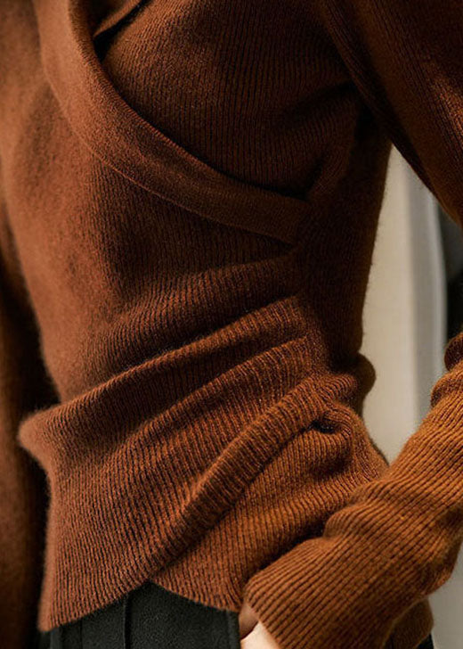 Damen Langarm Strickpullover Oversized Glamour