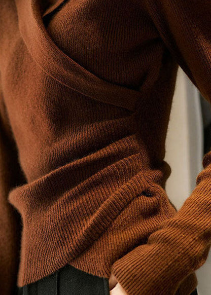 Damen Langarm Strickpullover Oversized Glamour